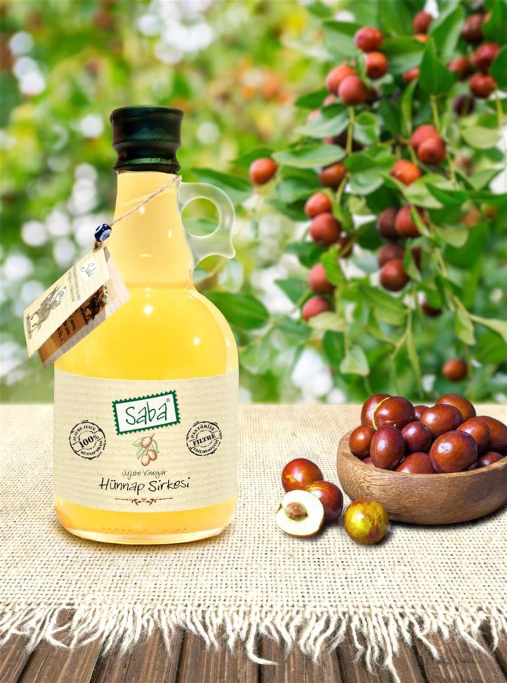 SabaSaba Hünnap Sirkesi 500 ml.