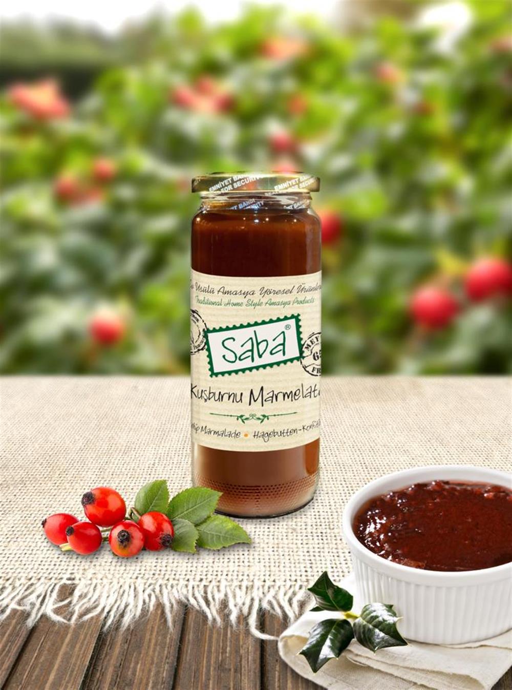 SabaSaba Kuşburnu Marmelatı 290 Gr.