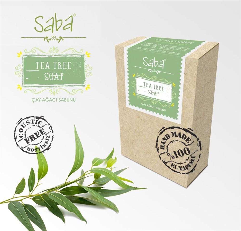 Saba Kostiksiz Çay Ağacı Sabunu 125 Gr.
