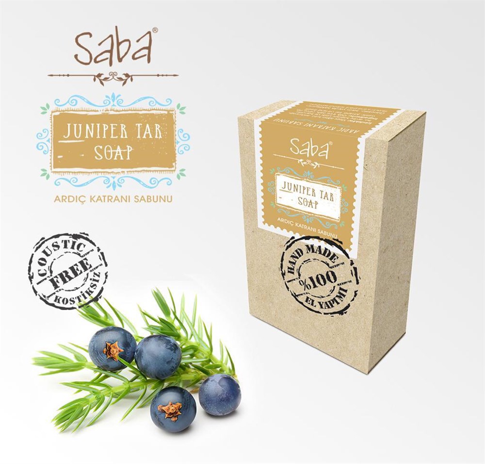 Saba Kostiksiz Ardıç Katranı Sabunu 125 Gr.