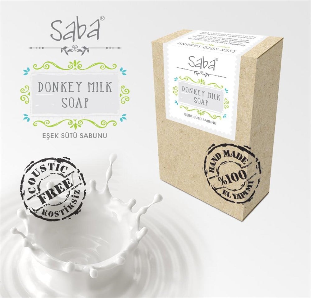 SabaSaba Kostiksiz Eşek Sütü Sabunu 125 Gr.