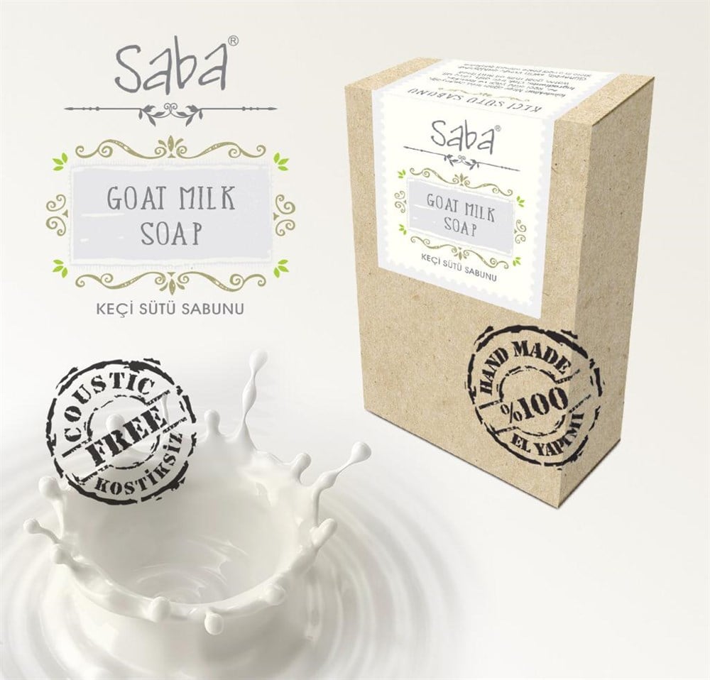 SabaSaba Kostiksiz Keçi Sütü Sabunu 125 Gr.