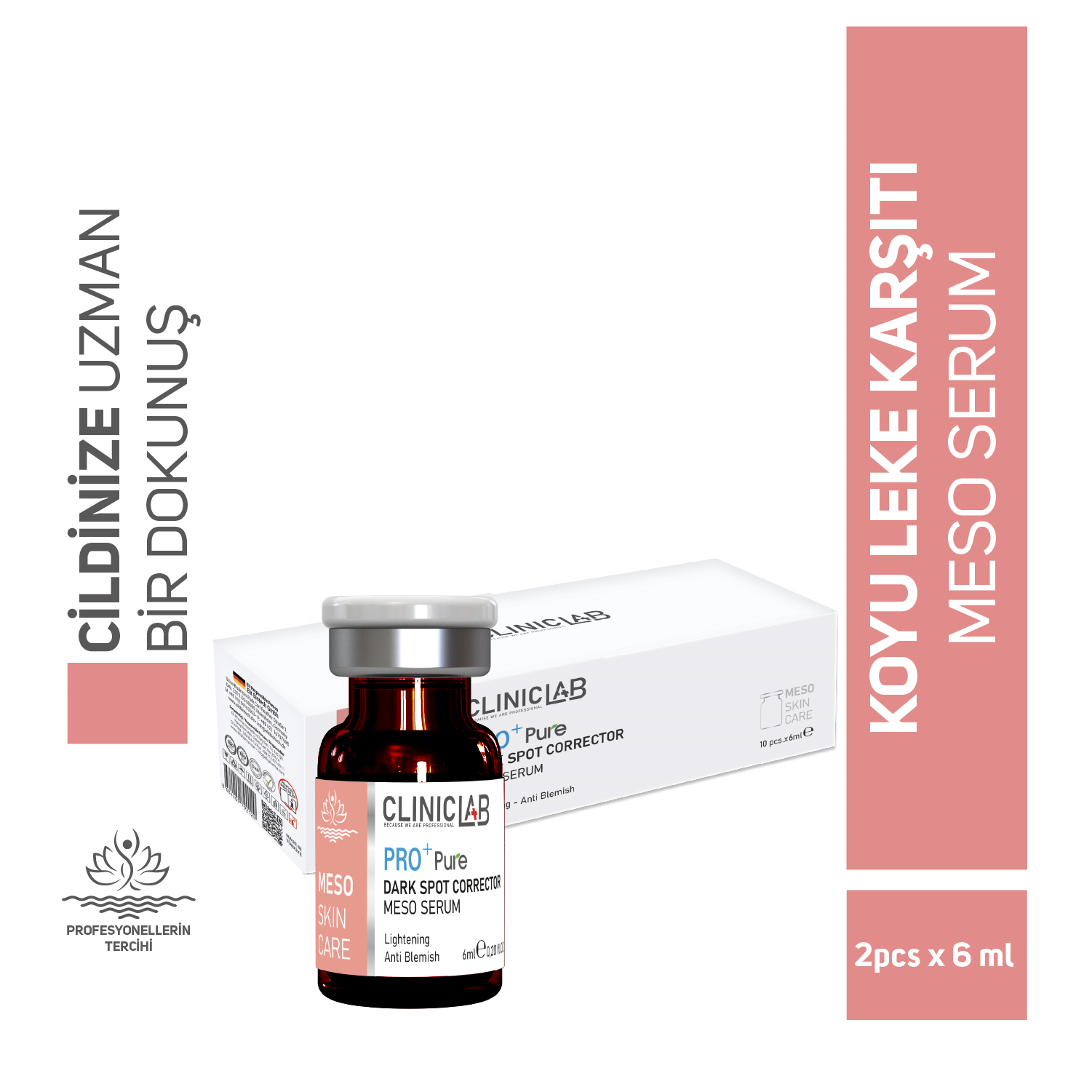 Cliniclab Koyu Leke Düzeltici Meso Serum 6 Ml x 10 adet