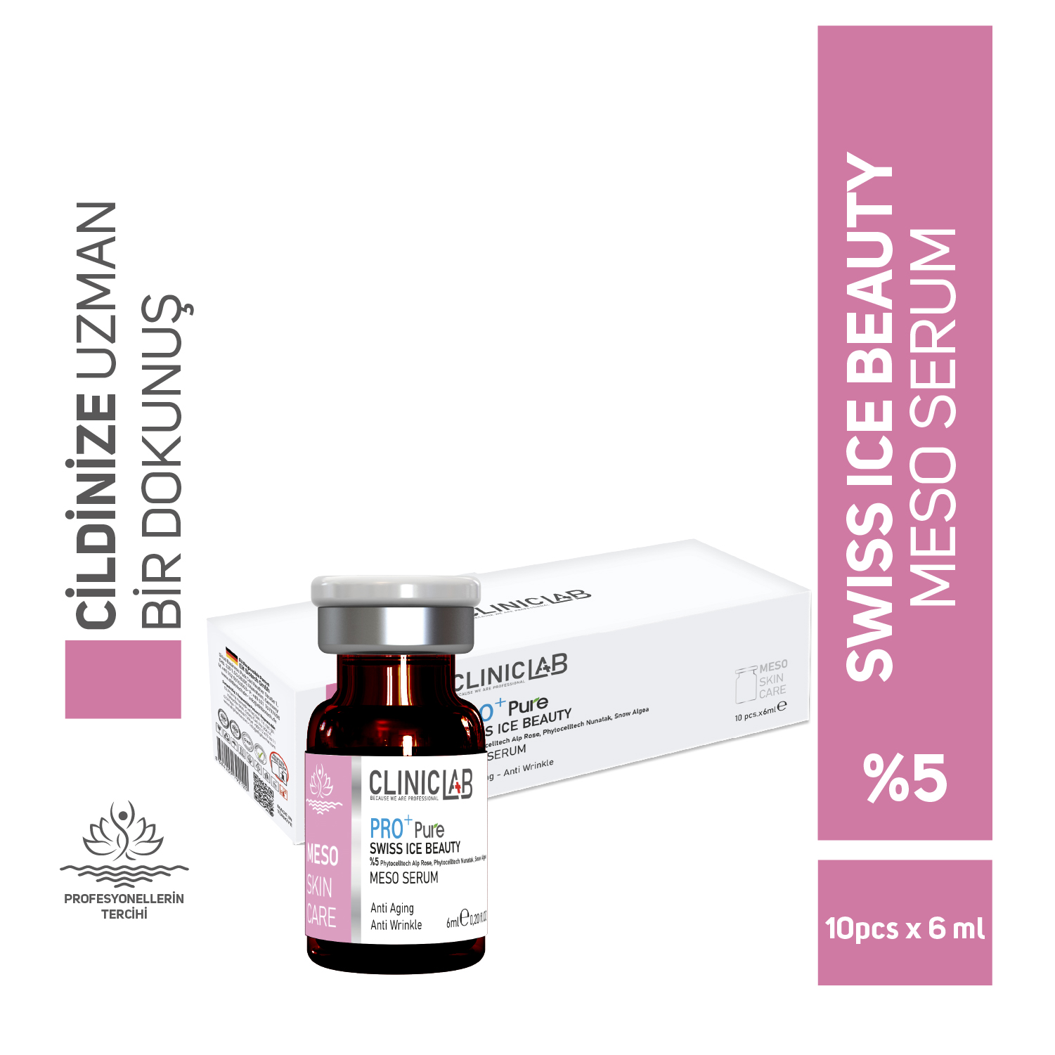 Cliniclab Swiss Ice Beauty Meso Serum 6 mL x 10 pcs