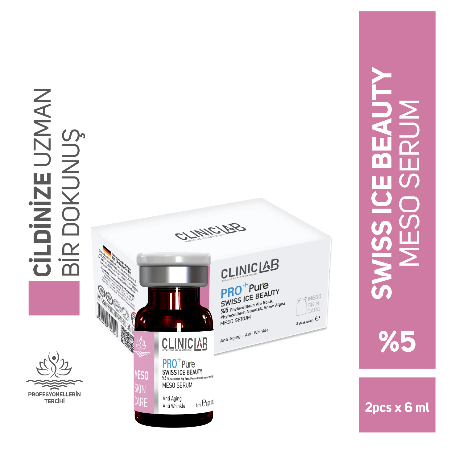 Cliniclab  Swiss Ice Beauty Meso.Serum 6 mL x 2 pcs