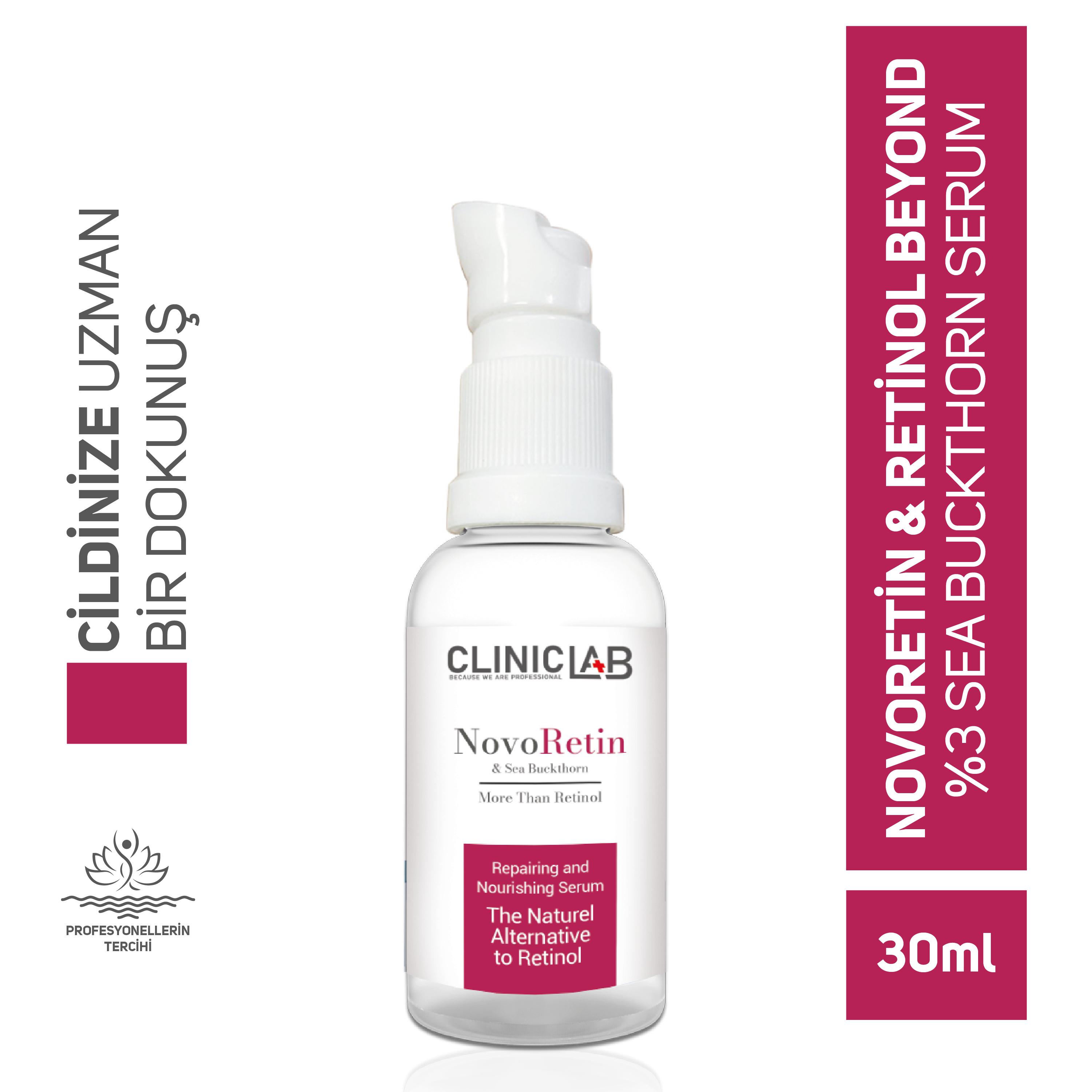 Novoretin Retinol and Beyond %3 Sea Buckthorn Serum 30 Ml