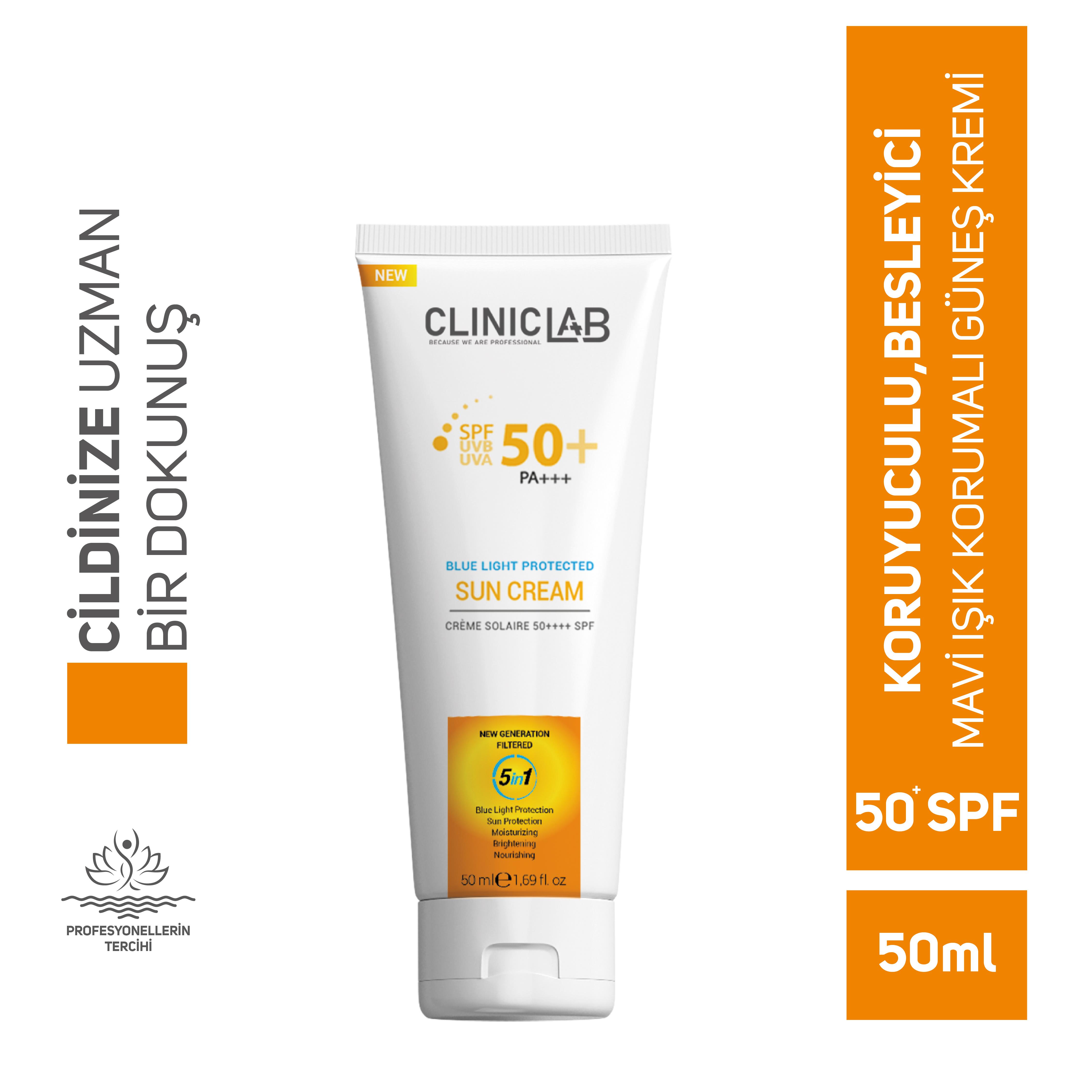 Cliniclab 50+Spf Koruyucu Güneş Kremi 50 mL 