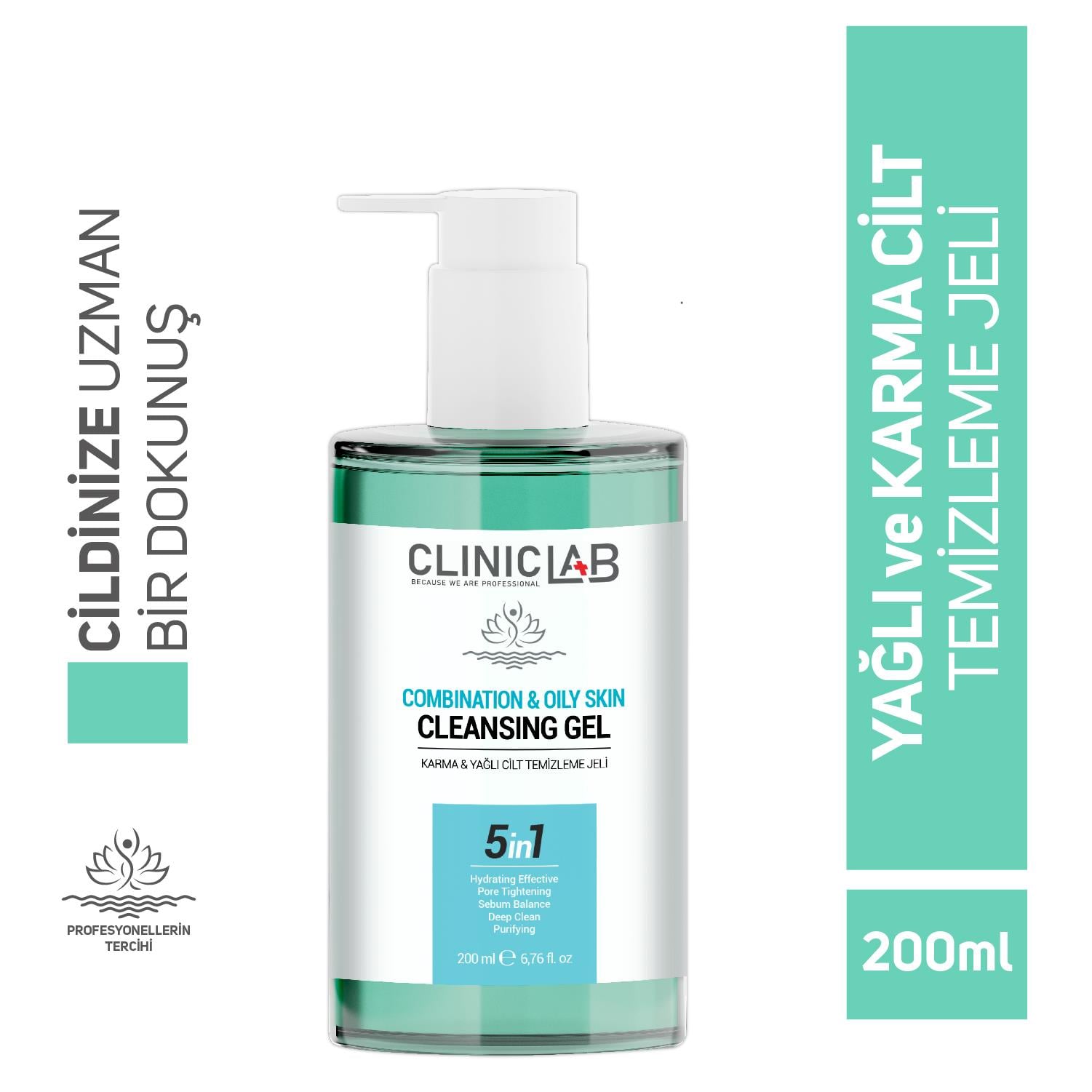 ClinicLab Karma ve Yağlı Cilt Temizleme Jeli 200 ml