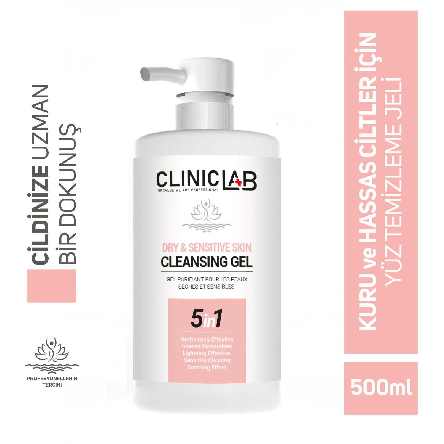 Cliniclab Dry & Sensitive Skin Cleansing Gel 500 mL