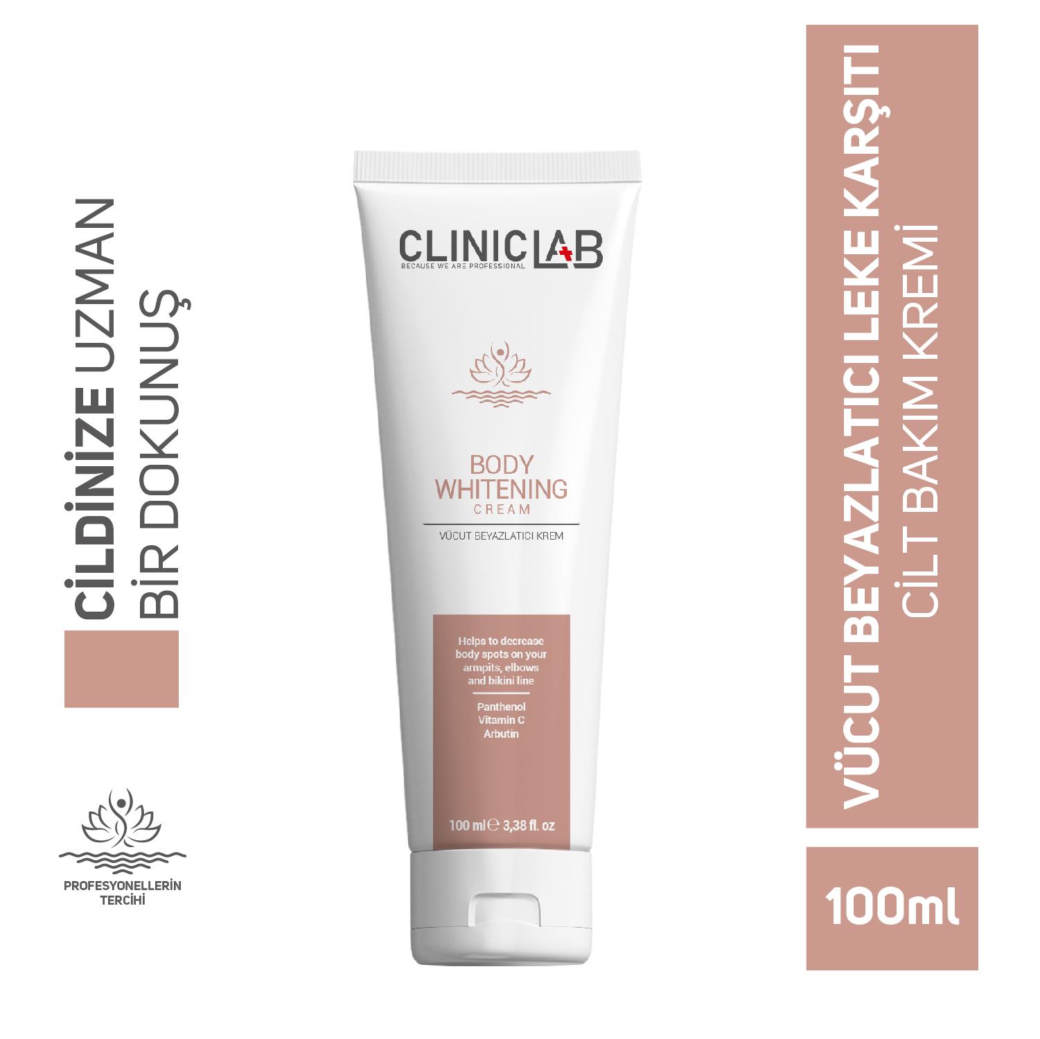 ClinicLab Leke Karşıtı Vücut Beyazlatıcı Krem 100ml