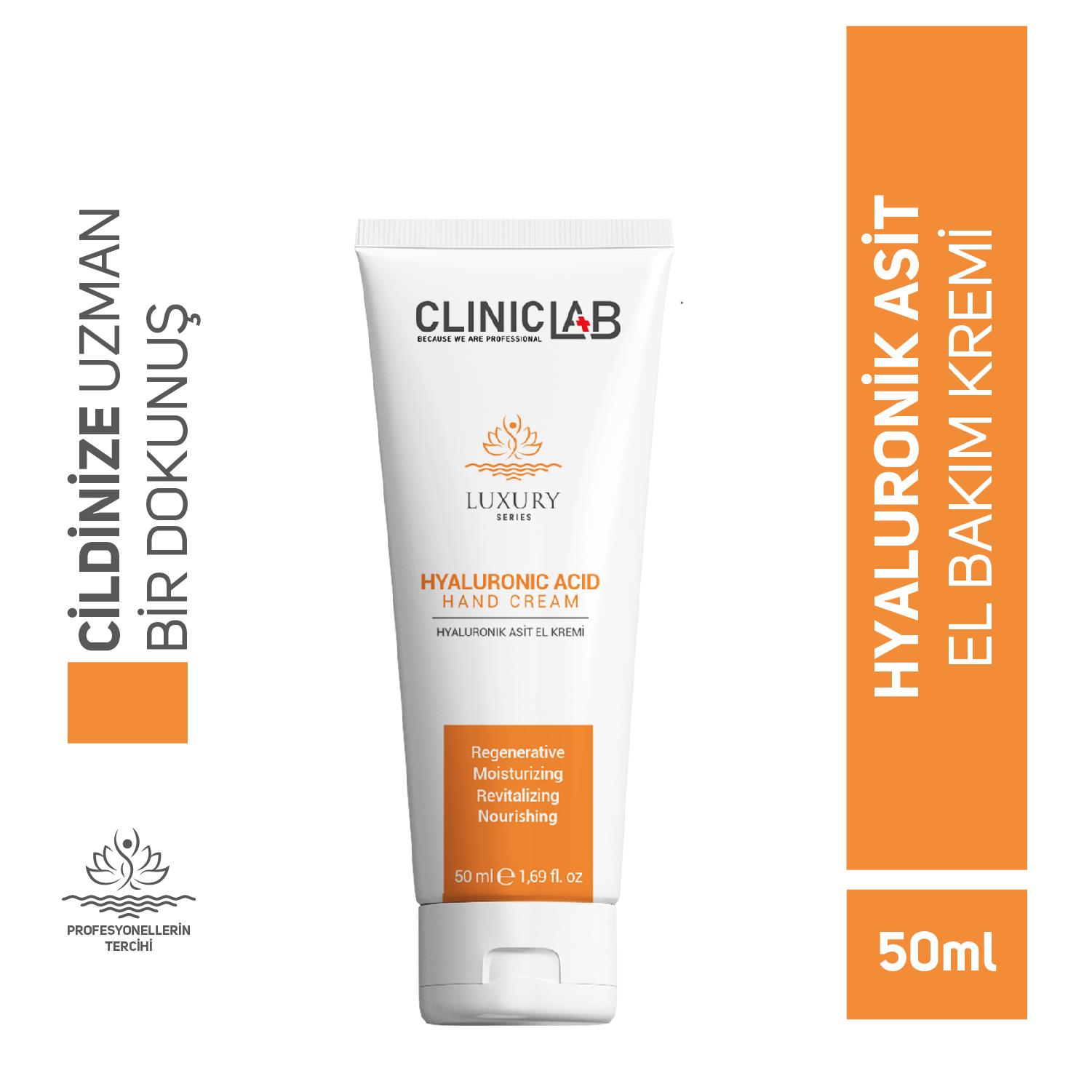 ClinicLab Luxury Hyaluronik Asit El Bakım Kremi 50 ml