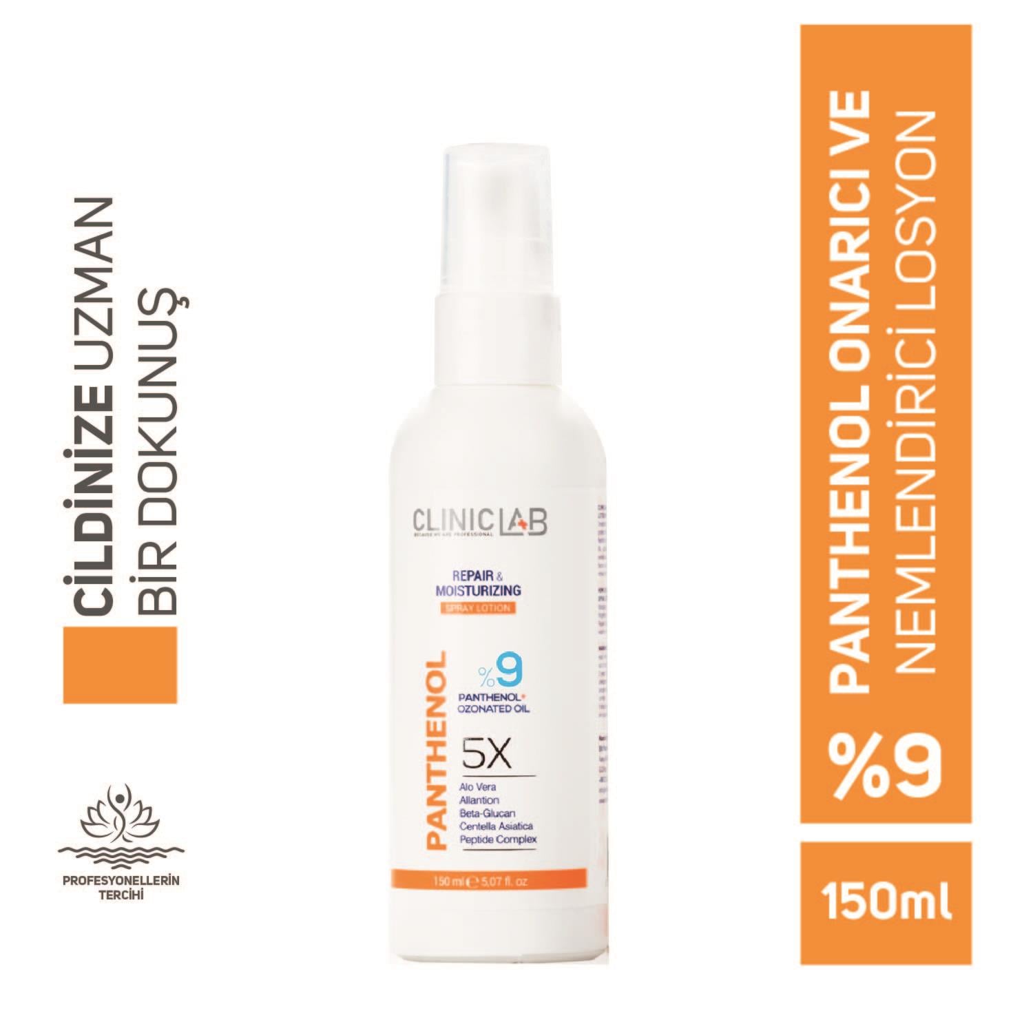 ClinicLab Panthenol %9 Onarıcı ve Nemlendirici Losyon 150 ml