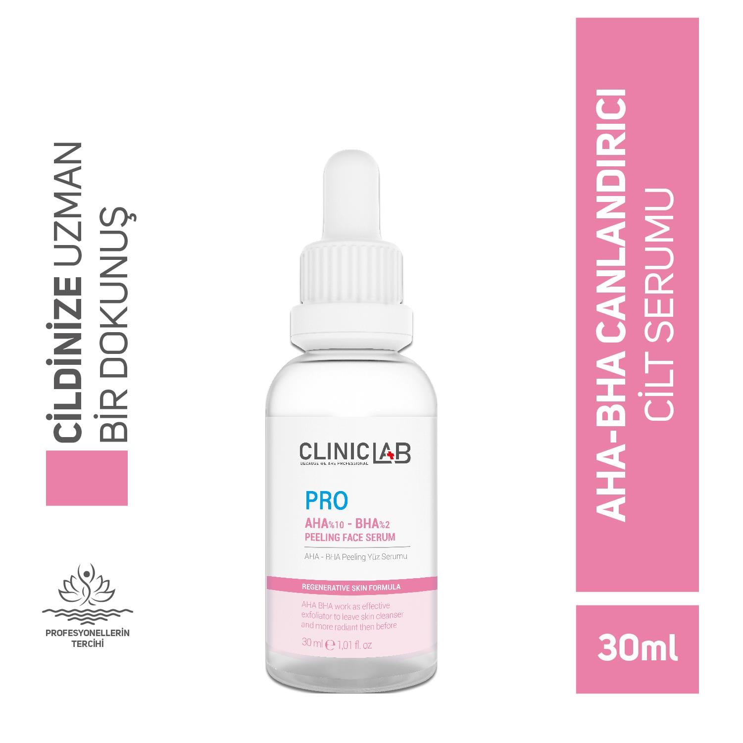 ClinicLab Pro+ AHA - BHA Peeling Yüz Serumu 30 ml