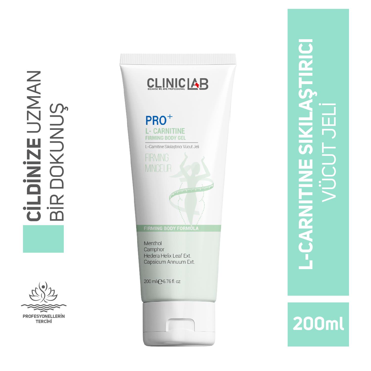 ClinicLab Pro+ L-Carnitine Sıkılaştırıcı Vücut Jeli 200 ml