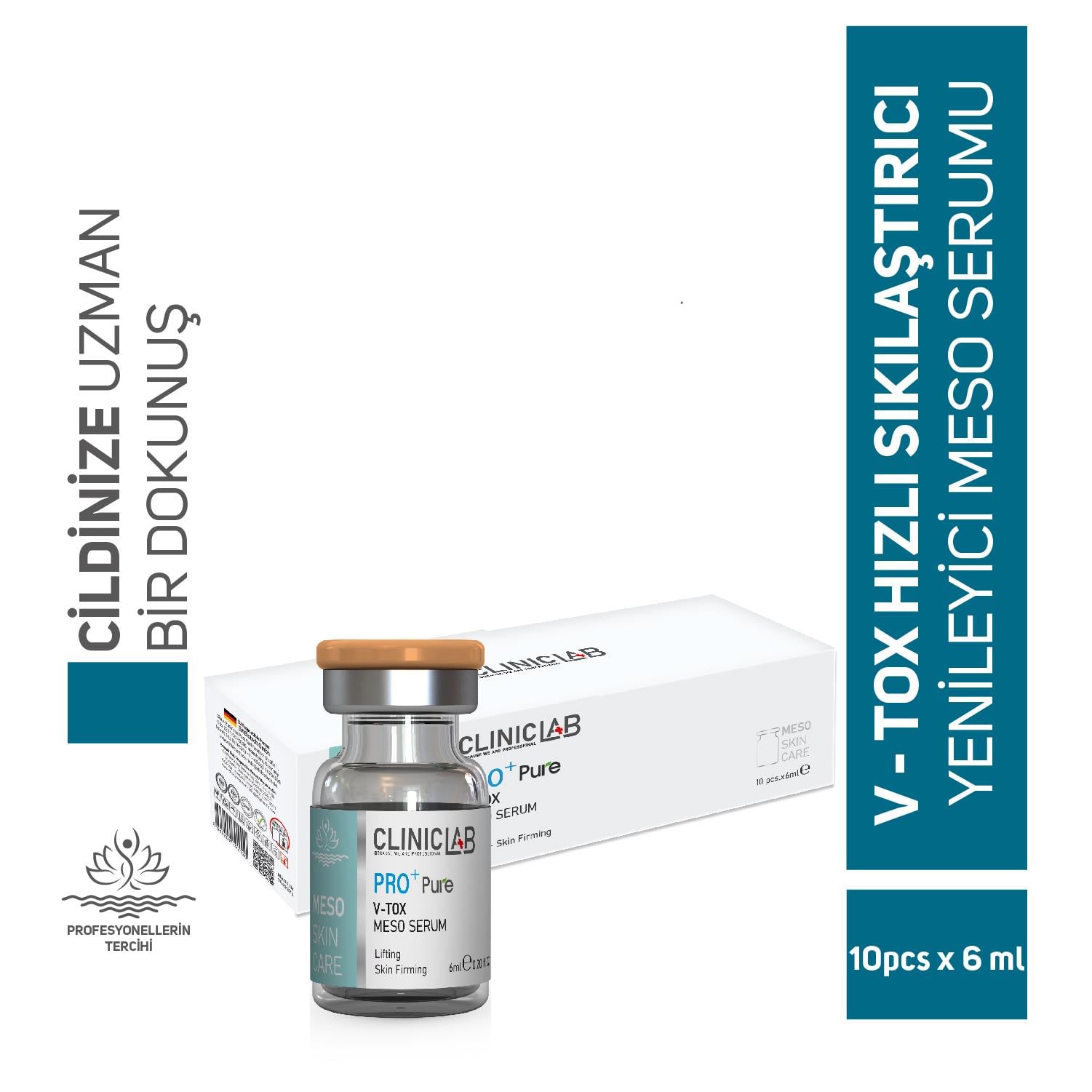 Cliniclab Pro+ Pure V-Tox Meso Serum 6 mL x 10 pcs  (Botox)