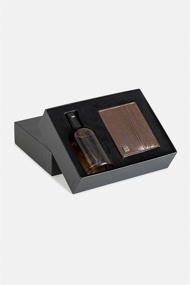 Kahve Parfüm/Cüzdan Set