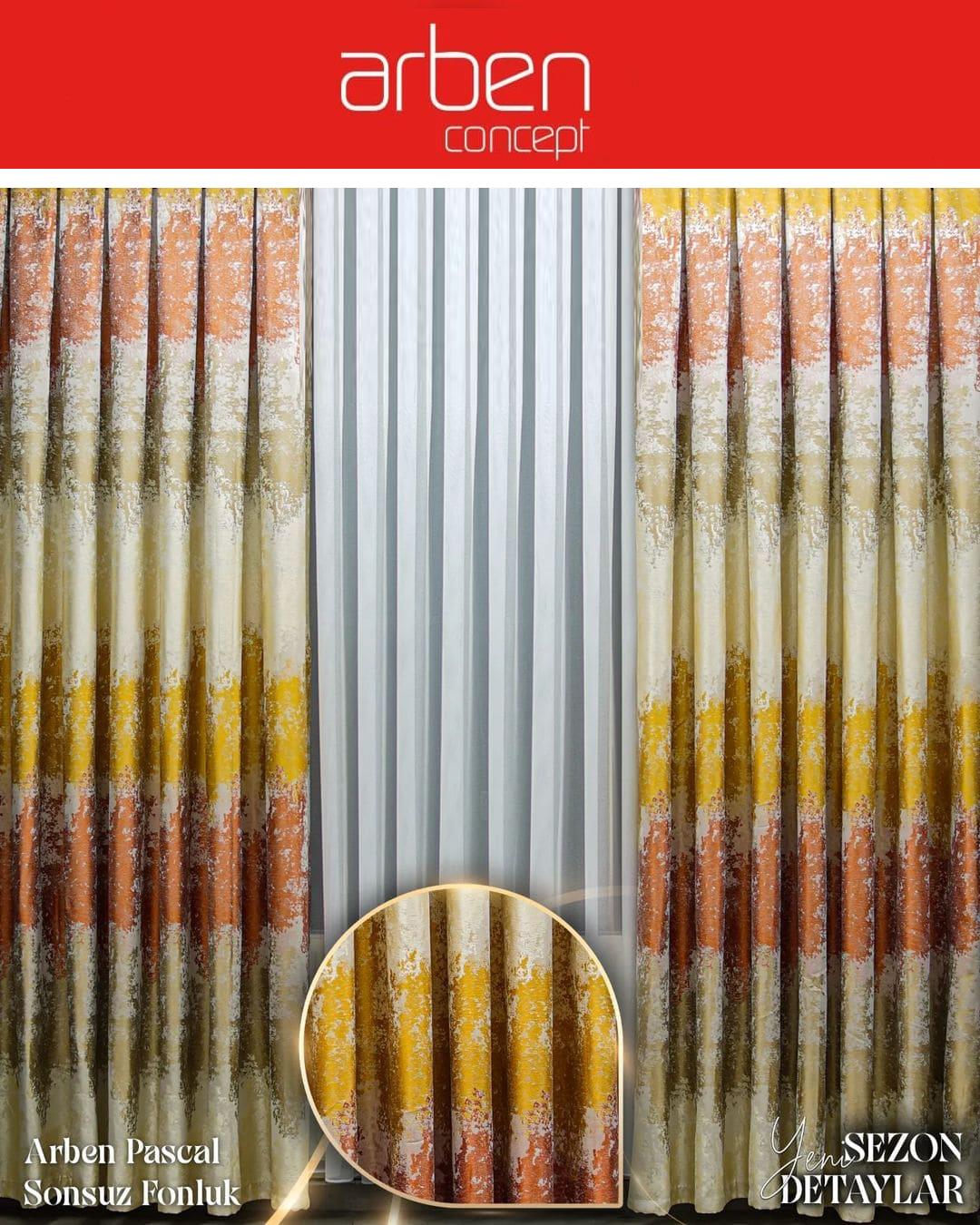Pano Fon PerdeARBEN001HİLAL TEKSTİL VE DERİ ÜRÜNLERİ GIDA SAN. TİC. LTD. ŞTİ.ARBEN CONCEPT PASCAL PANO FON PERDE