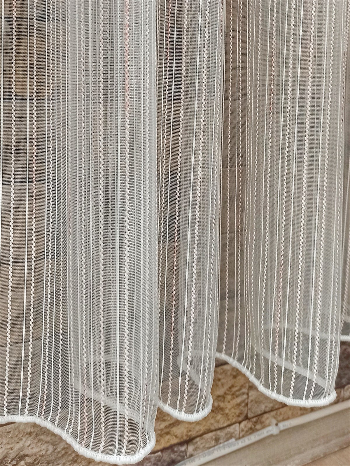 Tül PerdeHİLAL TEKSTİL0001HİLAL TEKSTİL VE DERİ ÜRÜNLERİ GIDA SAN. TİC. LTD. ŞTİ.DALGA ZİNCİR PUDRA TÜL PERDE