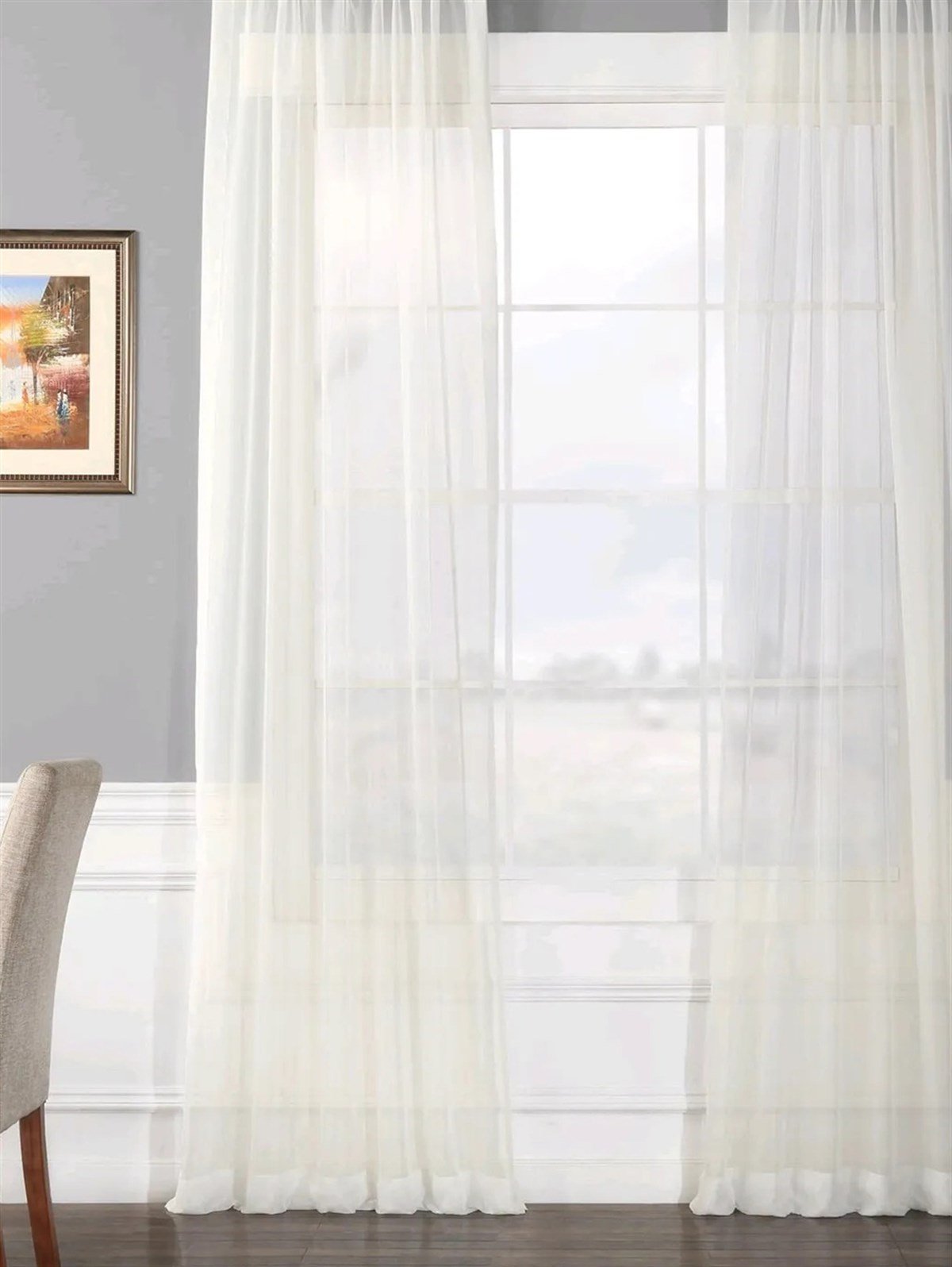 Tül PerdeTAÇ PERDE0001HİLAL TEKSTİL VE DERİ ÜRÜNLERİ GIDA SAN. TİC. LTD. ŞTİ.TAÇ VUAL ZEMİN DÜZ TÜL PERDE