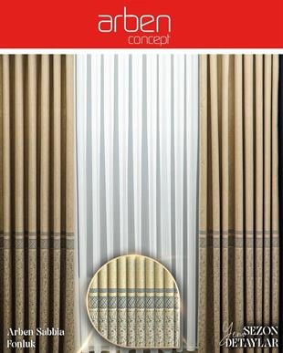 Pano Fon PerdeARBEN001HİLAL TEKSTİL VE DERİ ÜRÜNLERİ GIDA SAN. TİC. LTD. ŞTİ.ARBEN CONCEPT SABBİA PANO FON PERDE