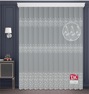 Tül PerdeTAÇ PERDE0001HİLAL TEKSTİL VE DERİ ÜRÜNLERİ GIDA SAN. TİC. LTD. ŞTİ.TAÇ ONTERİO SOFT KETEN BRODE TÜL PERDE