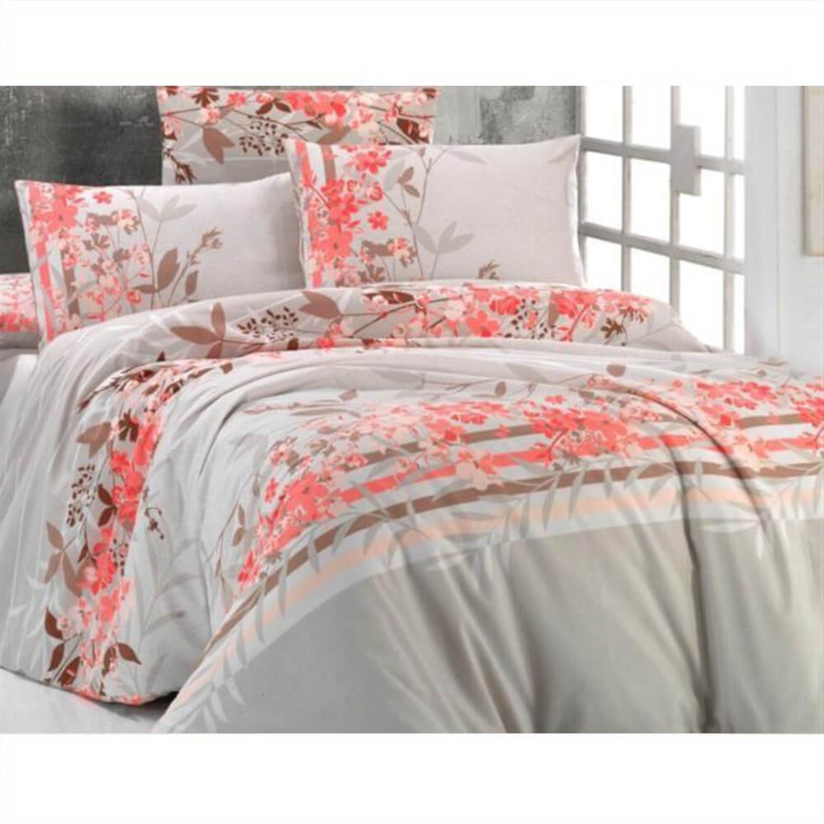 Tek Kişilik Nevresim TakımlarıKRİSTALkrstl01HİLAL TEKSTİL VE DERİ ÜRÜNLERİ GIDA SAN. TİC. LTD. ŞTİ.KRİSTAL GARDENYA TERRYCOTTON KUTULU NEVRESİM TAKIMI TEK KİŞİLİK