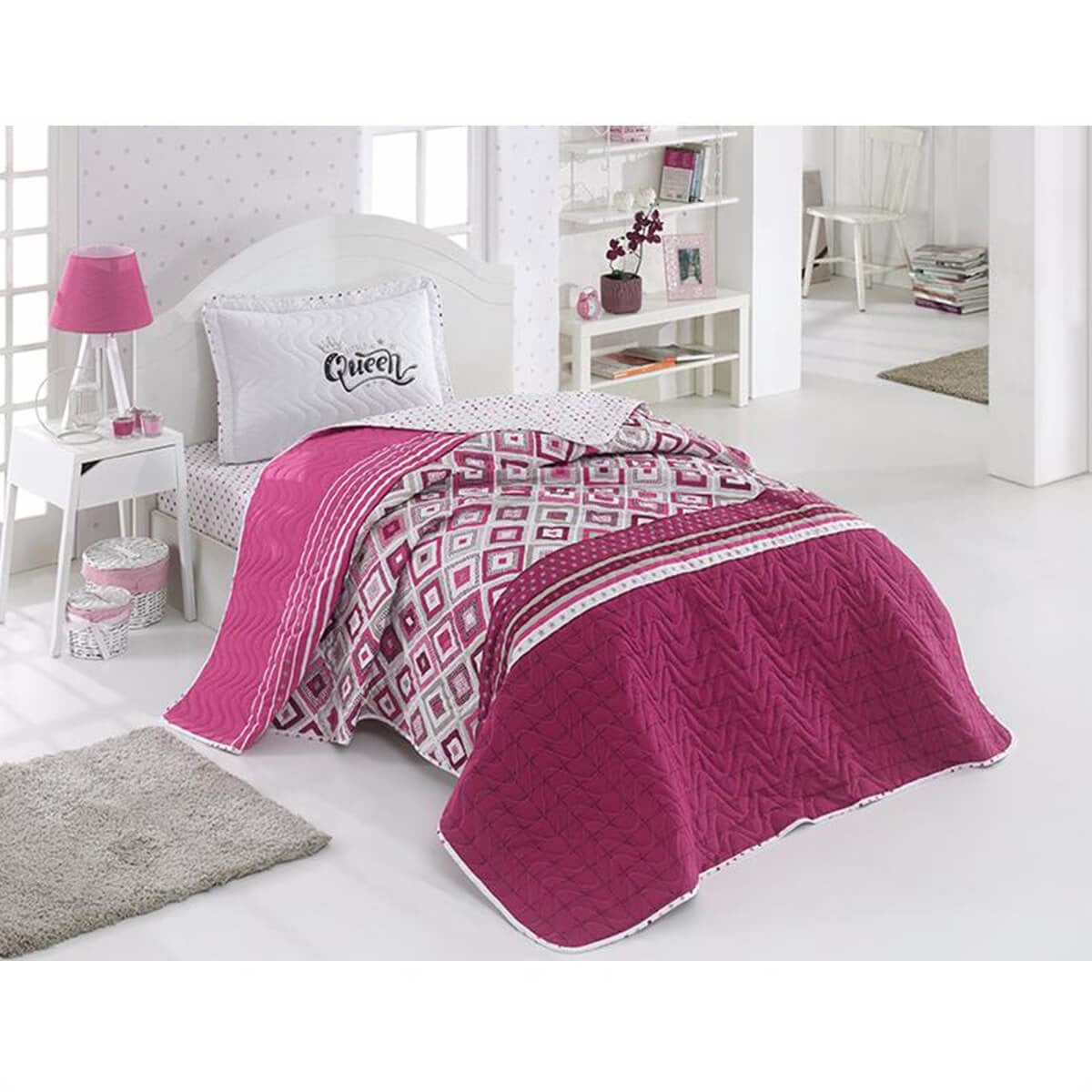 Tek Kişilik Yatak ÖrtüsüCLASY0019289191HİLAL TEKSTİL VE DERİ ÜRÜNLERİ GIDA SAN. TİC. LTD. ŞTİ.CLASY LİTTLE QUEEN YATAK ÖRTÜSÜ TEK KİŞİLİK