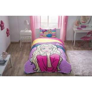 LİSANSLI YATAK ÖRTÜLERİTAÇ789HİLAL TEKSTİL VE DERİ ÜRÜNLERİ GIDA SAN. TİC. LTD. ŞTİ.TAÇ BARBİE DREAM LİSANSLI YATAK ÖRTÜSÜ