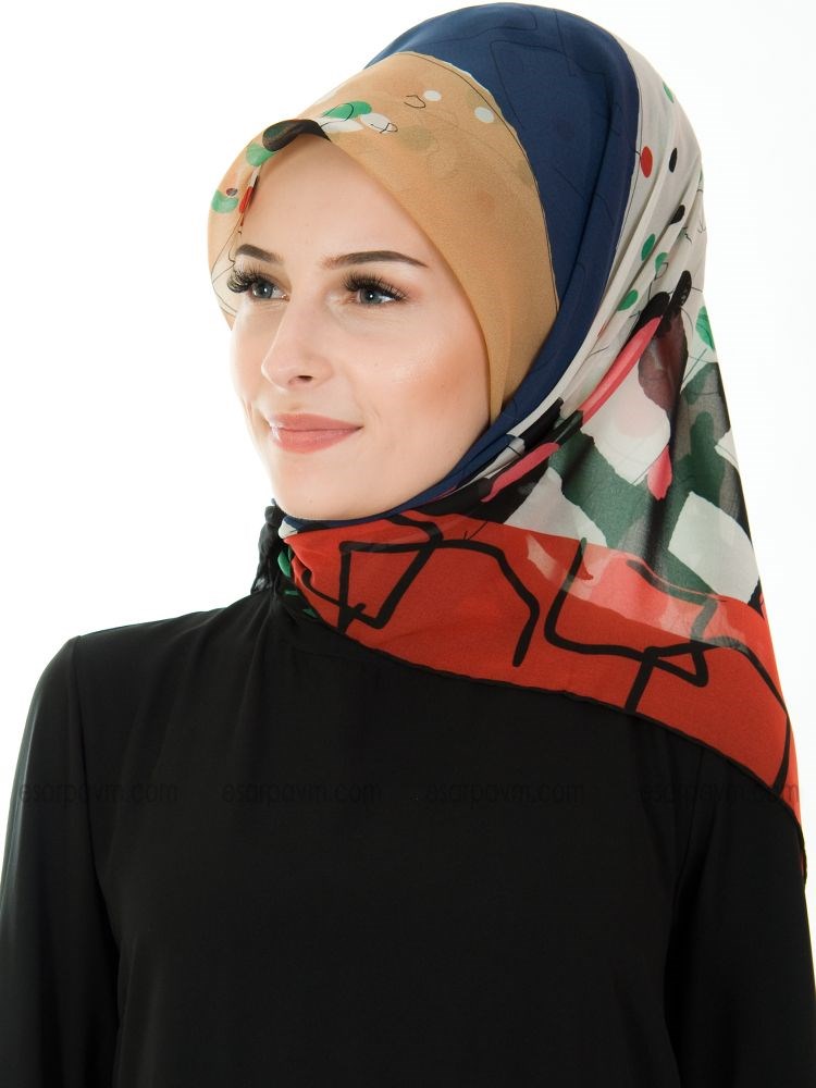 Aker Sport Şifon Eşarp 7507-913