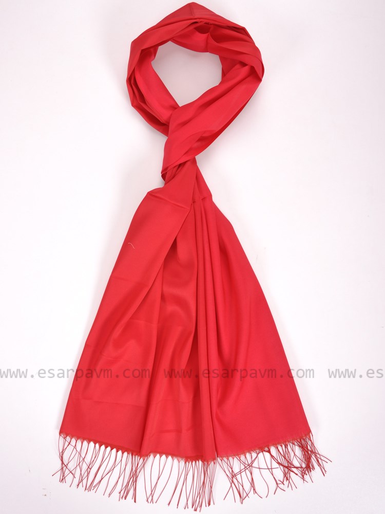 Balse İpeksi Şal - Bayrak Kırmızı