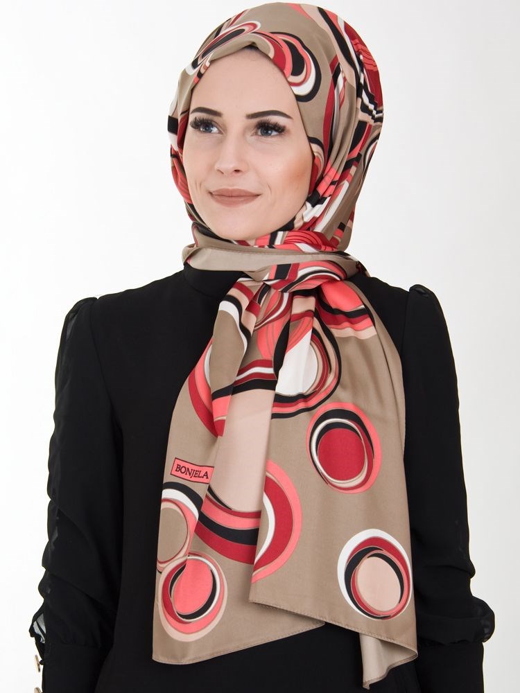 Bonjela Rayon Etol Şal Vizon