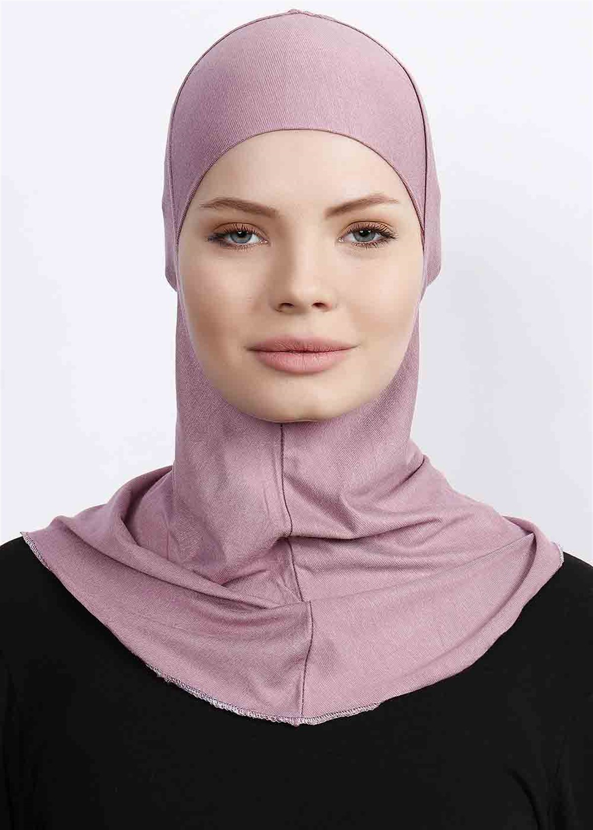 Boyunluklu Hijab Bone Pembe
