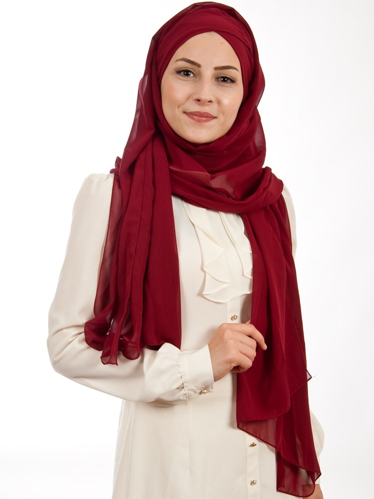 Hürrem Bone-Şal Bordo