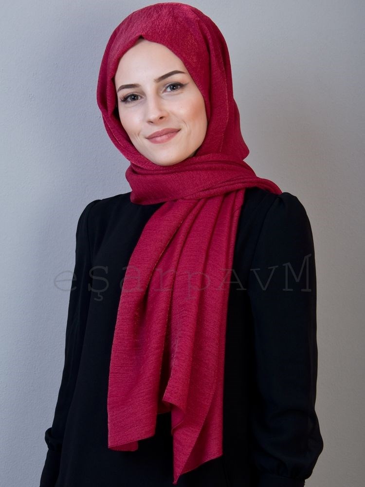 Karaca Parıltı Simli Şal Şarabi