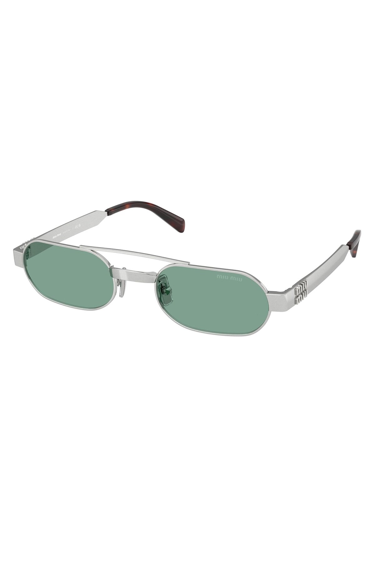 ✨極美品✨ Miu Miu オリーブグリーン サングラス Miu Miu MU B52S 52 21M40Y Miu Miu Kadın Güneş Gözlüğü | Opmar Optik