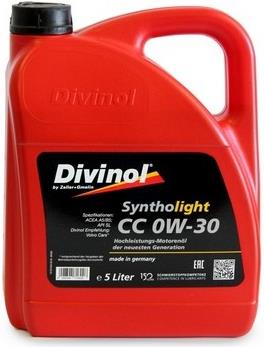 DIVINOL SYNTHOLIGHT CC 0W-30 (5 LT= 4,25 KG)