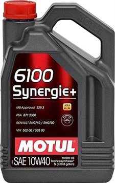 MOTUL 6100 SYNERGİE+ 10W40 5 LT