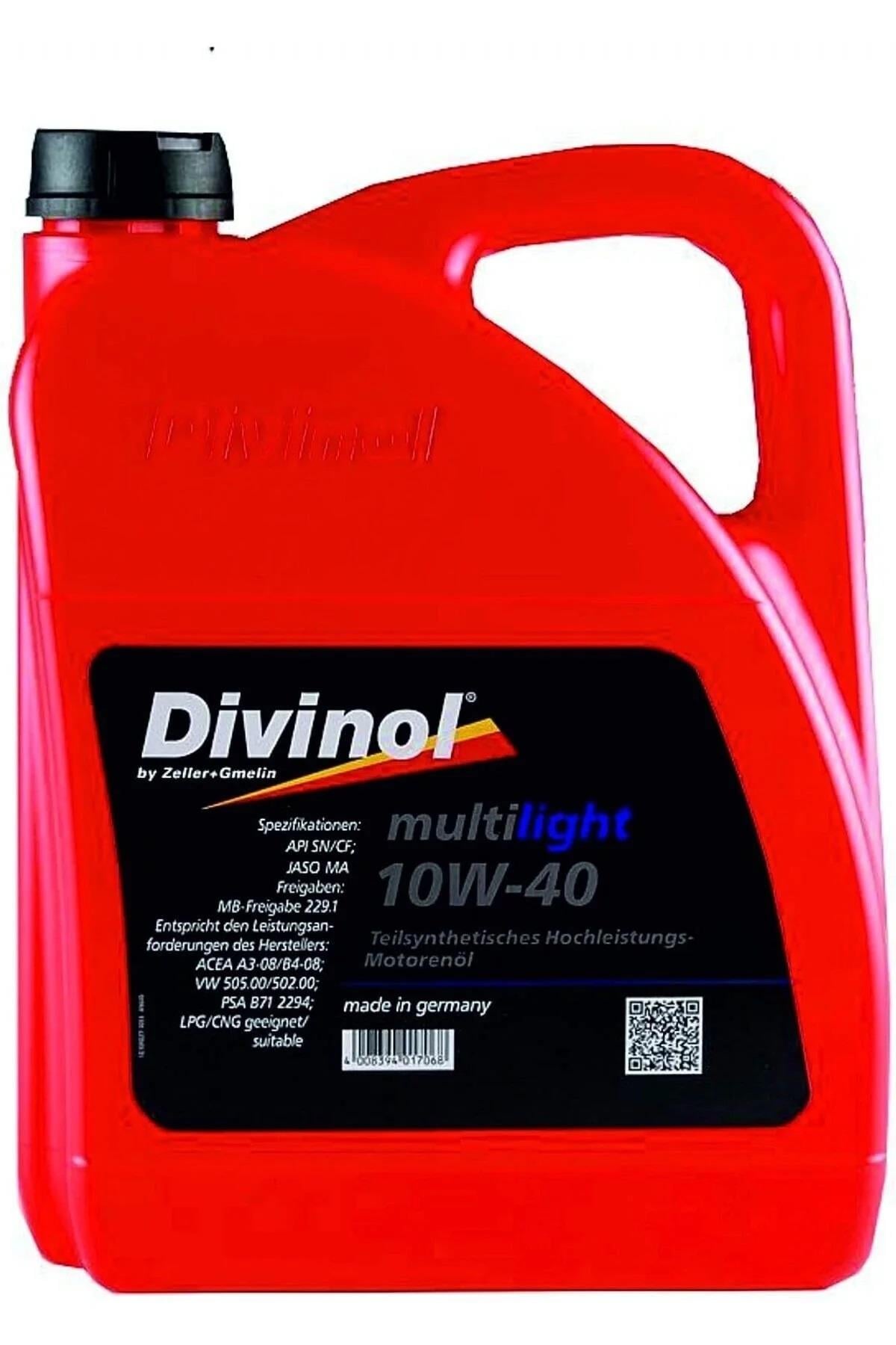 DIVINOL MULTİLİGHT 10W 40 - 4 LT = 3,48 KG