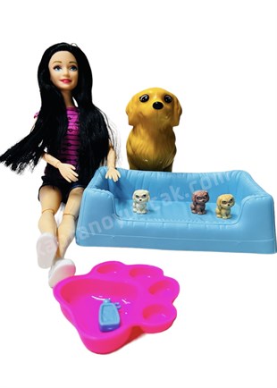 Barbie Muhteşem Bukleler - Sarışın Bebek ve Maşalı Saç Tasarım Seti -  Kaptan Oyuncak