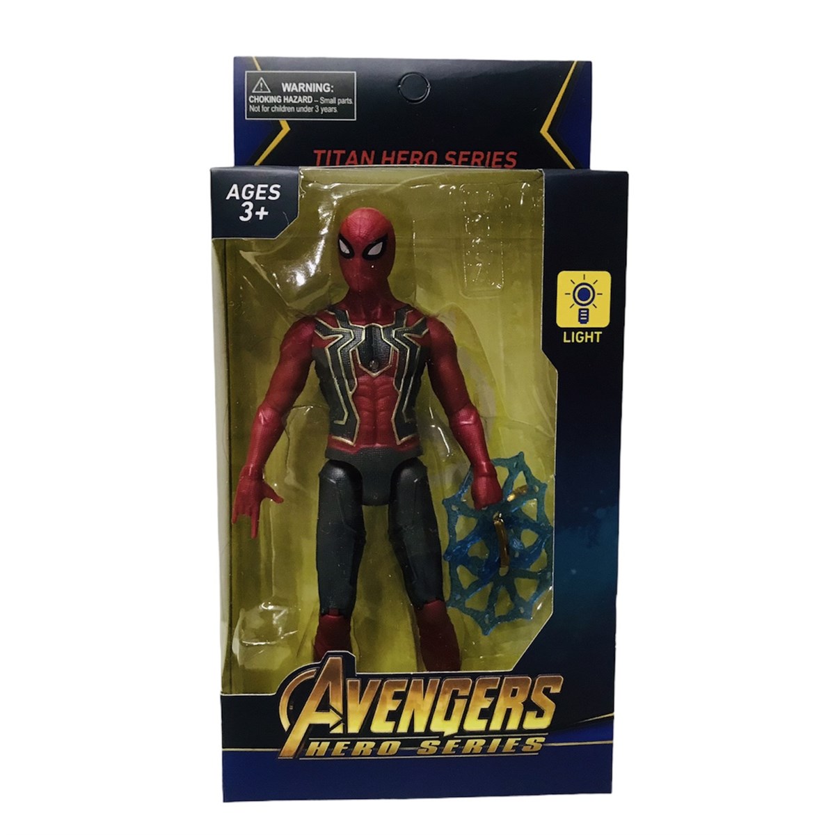 Avengers Süper Kahraman Işıklı Örümcek Adam Figür Oyuncak - #1 - Kaptan  Oyuncak