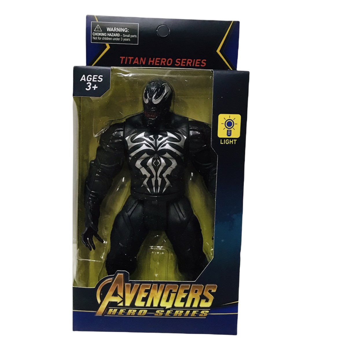 Avengers Süper Kahraman Işıklı Venom Figür Oyuncak - Kaptan Oyuncak