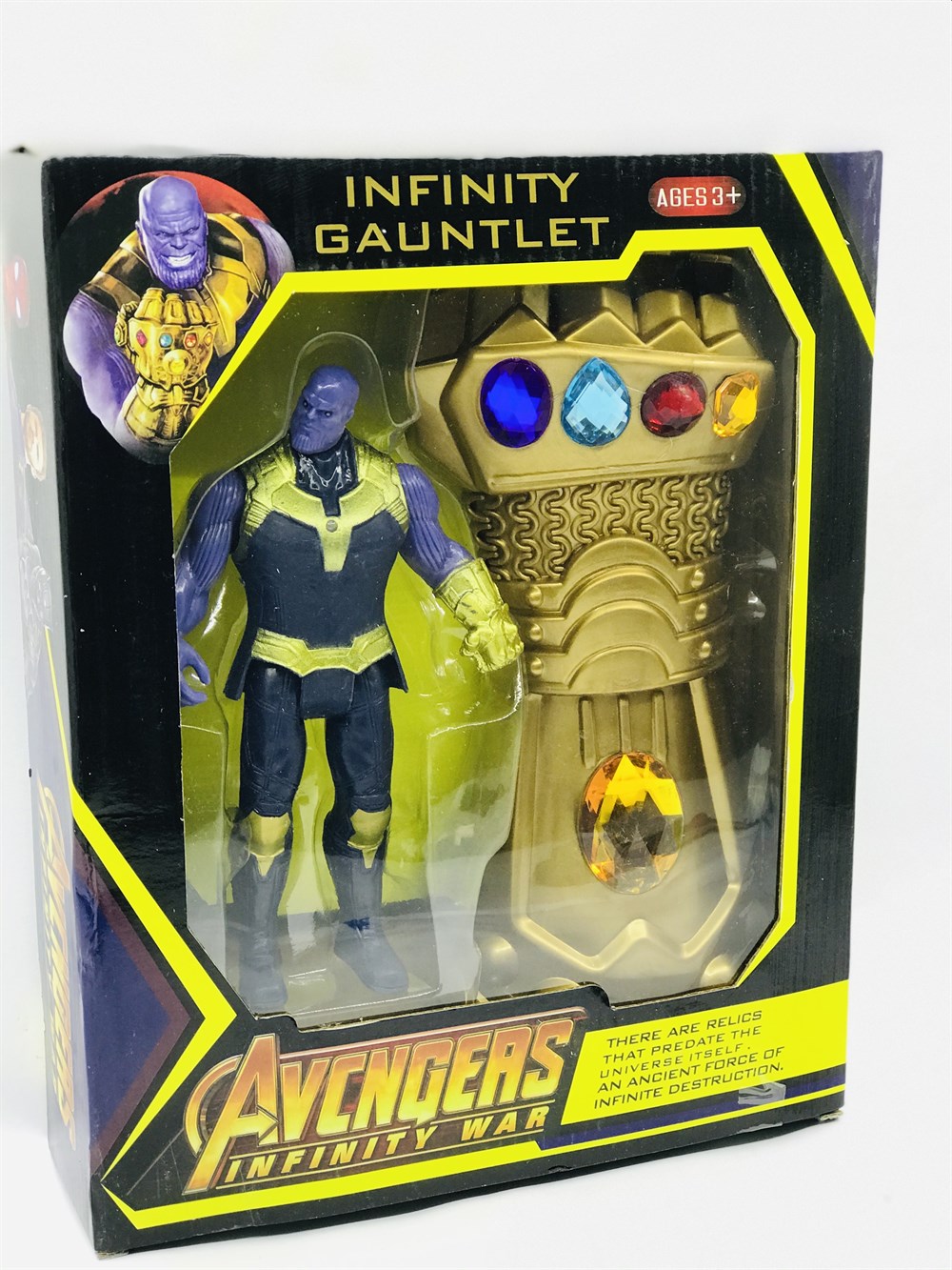 Avengers Thanos Figür + Eldiven Set Oyuncak - Kaptan Oyuncak