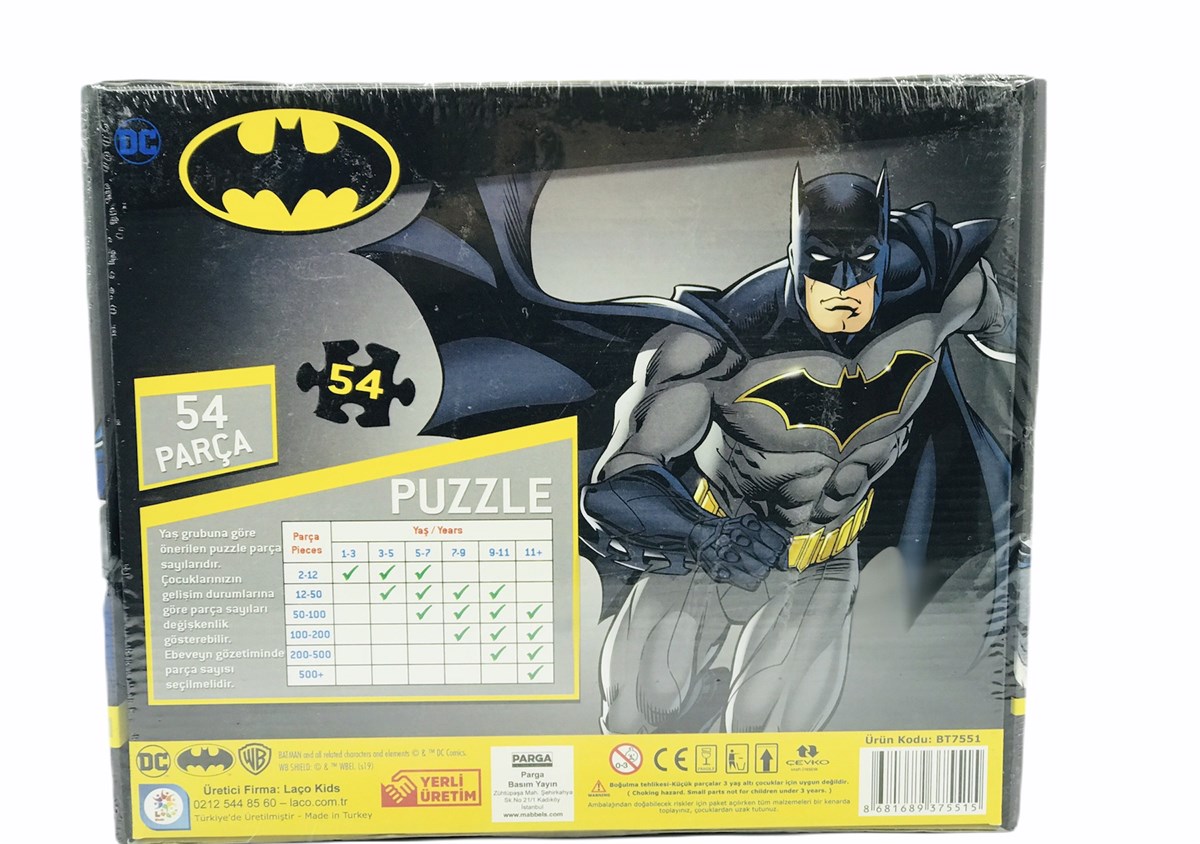 Batman Puzzle 54 Parça Kutu - Kaptan Oyuncak