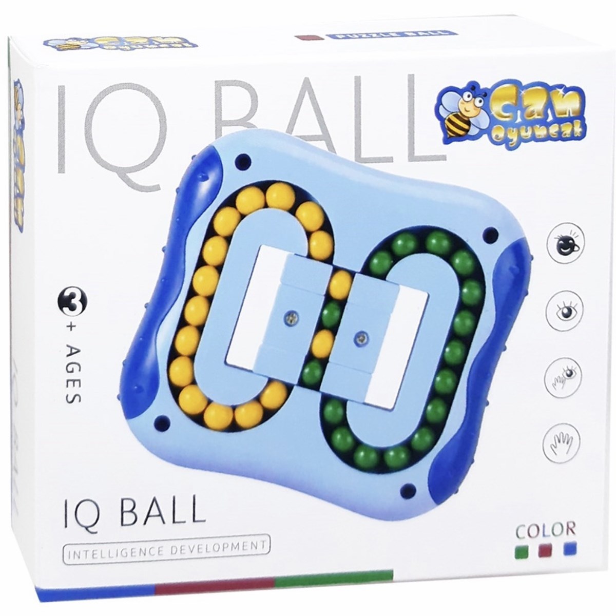 Can IQ Ball Zeka Boncukları - Eğitici Zeka Geliştirme Oyunu - Kaptan Oyuncak