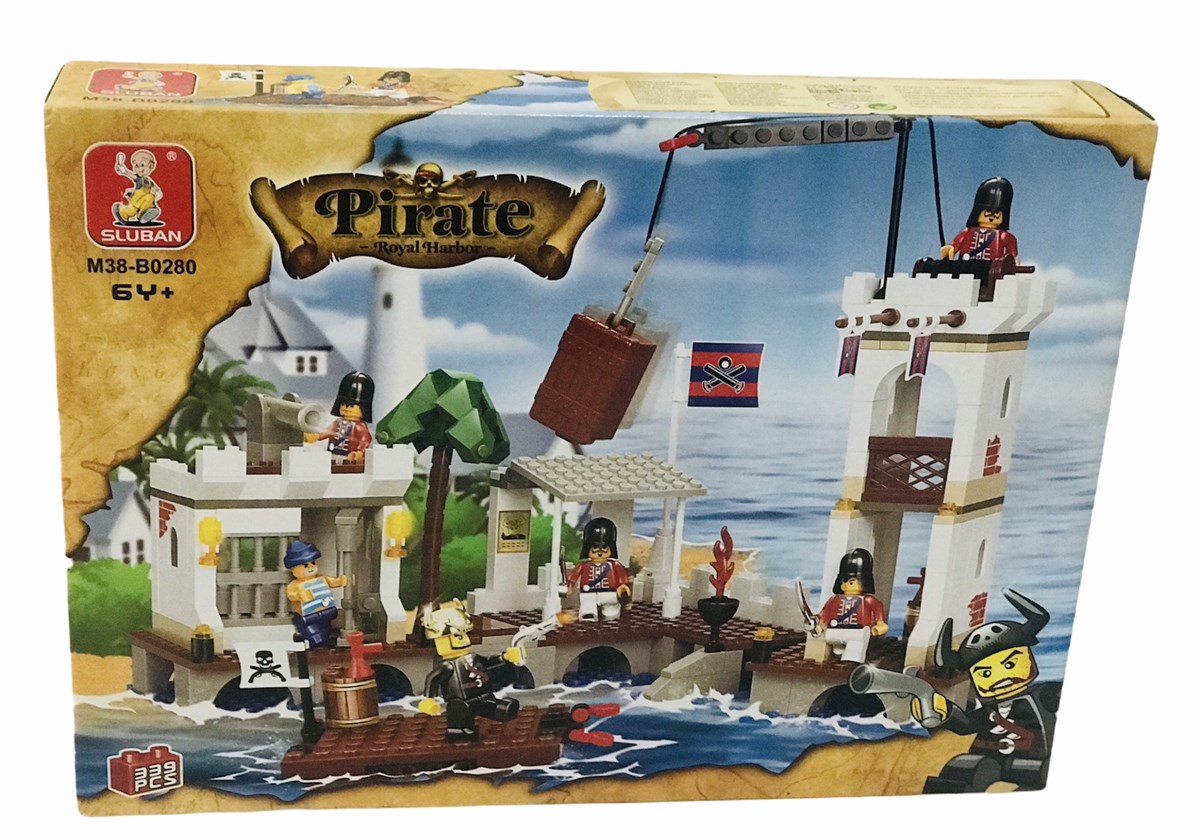 Sluban Yapboz Blok 339 Parça Korsan Seti Lego Oyuncak - Kaptan Oyuncak