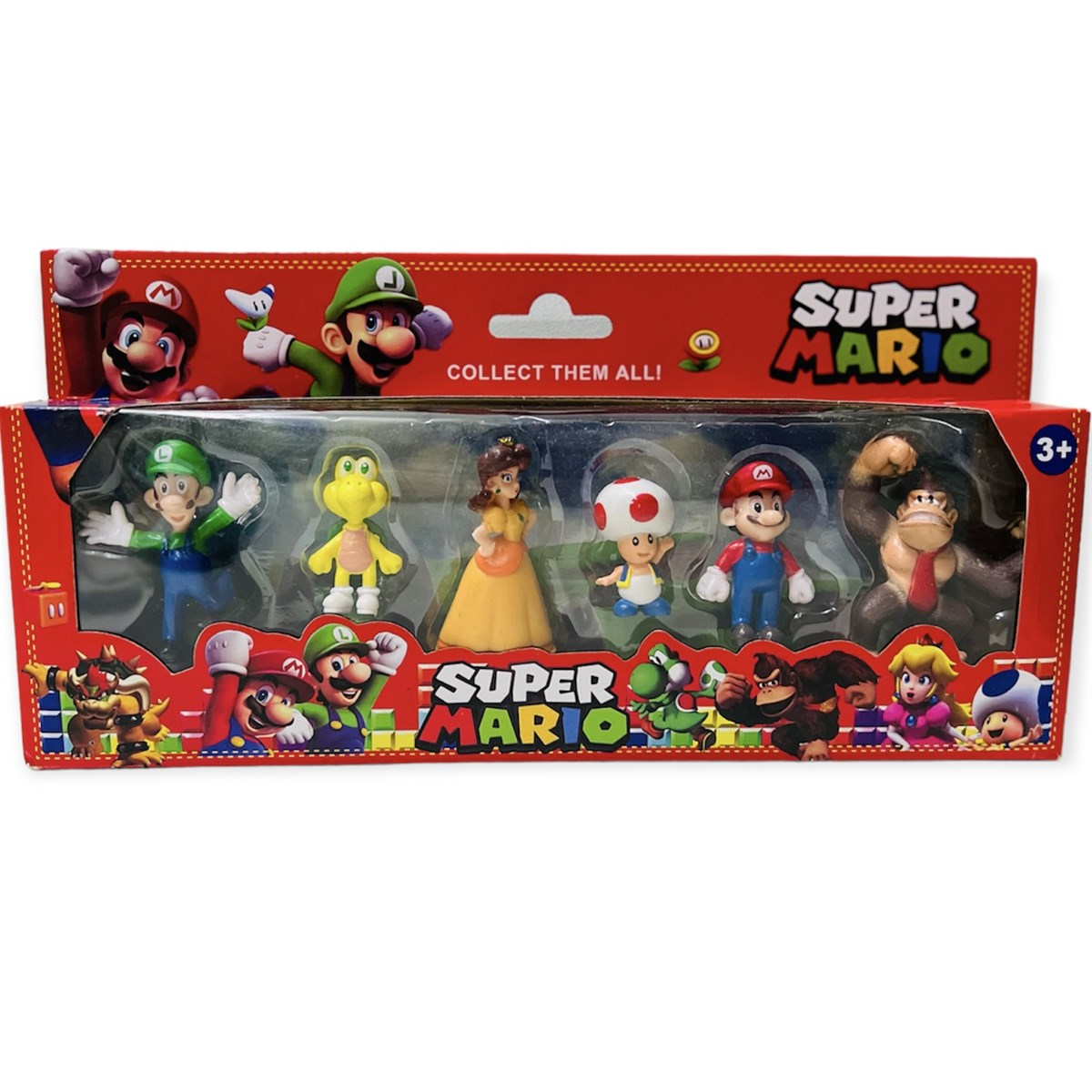Süper Mario Oyuncak Figürler 6'lı Figür Oyuncak - Kaptan Oyuncak