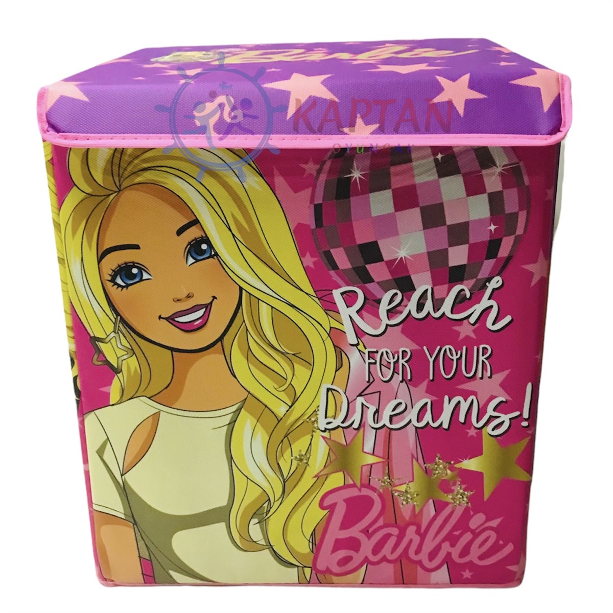 Barbie Oyuncak Sepeti - Oyuncak Saklama Kutusu - Kaptan Oyuncak
