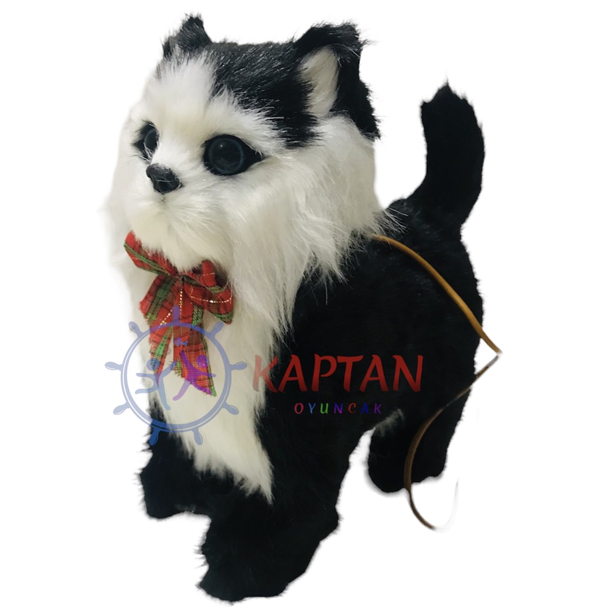 Pilli Kumandalı Sesli Yürüyen Sevimli Kedi - Kaptan Oyuncak