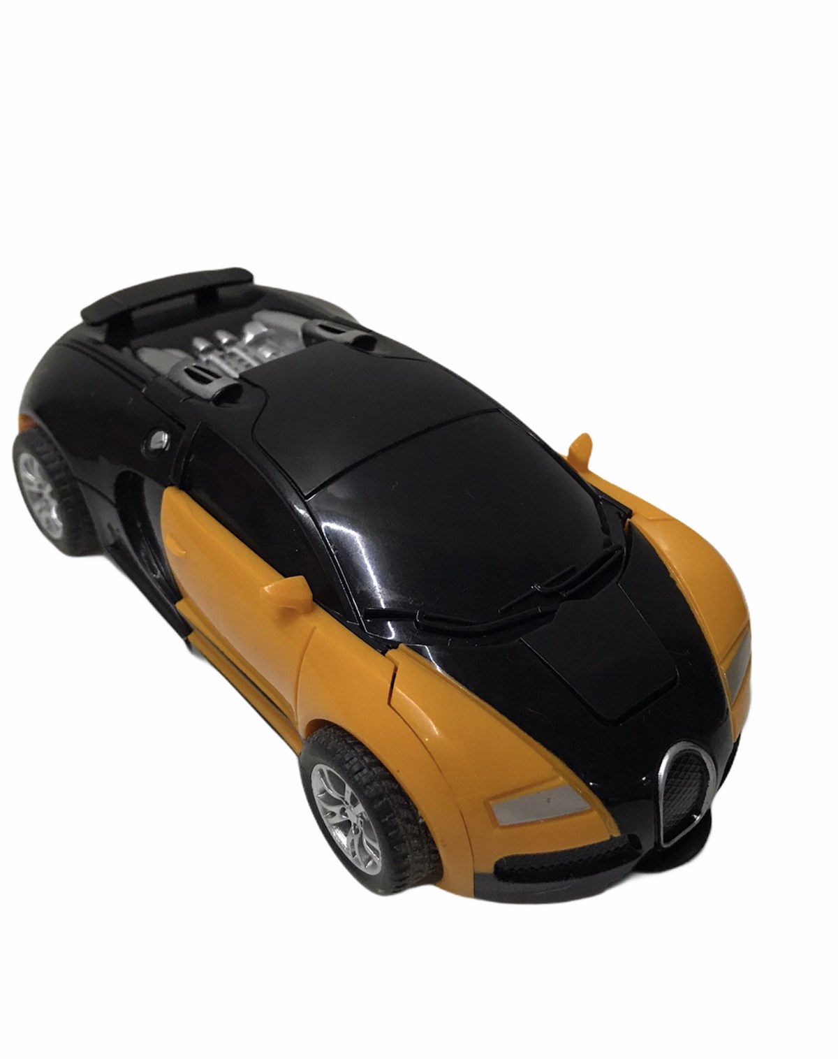 Bugatti Robota Dönüşen Sürtmeli Araba - Kaptan Oyuncak