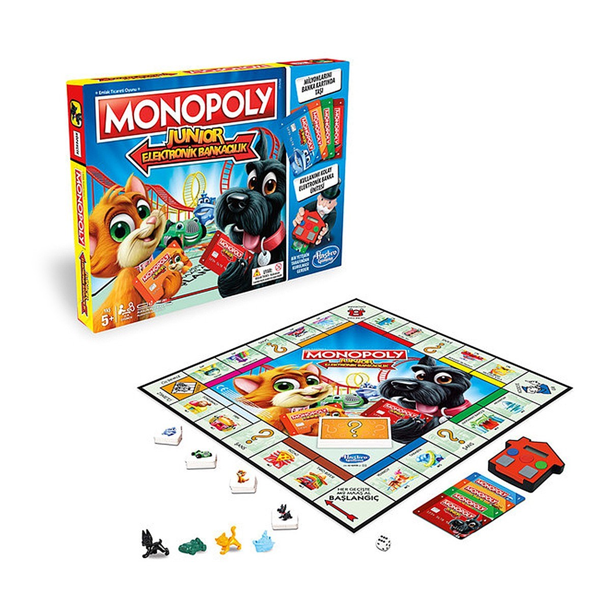 Monopoly Junior Elektronik Bankacılık Kutu Oyunu - Kaptan Oyuncak